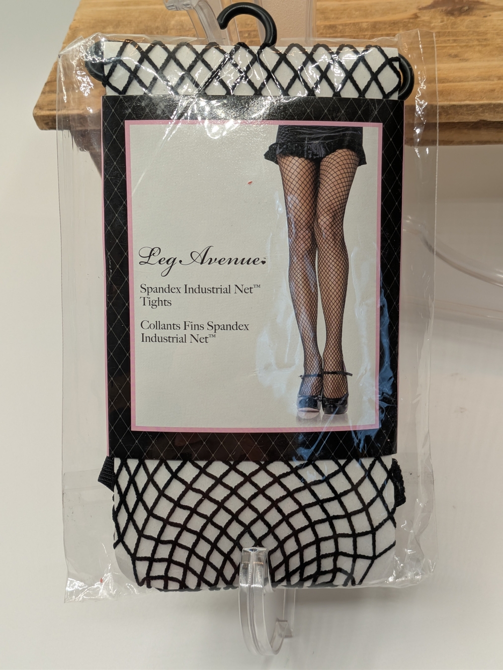 Leg Avenue Black Fishnet Tights - Spandex Industrial Net One Sz 90-165 Lbs
